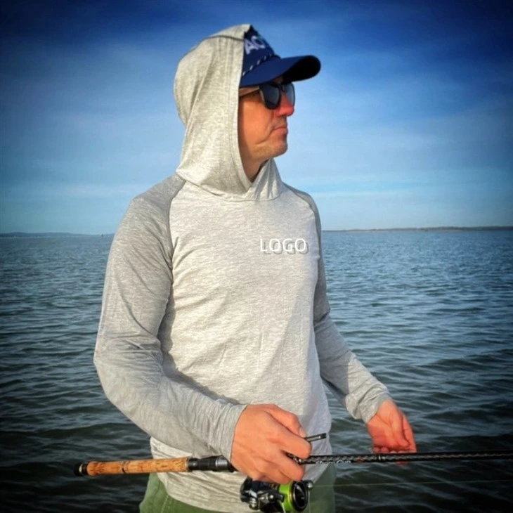 High Performance Outdoor Hunting Upf 50 Breathable Cooling Long Sleeve Hooded Fishing Hoodie