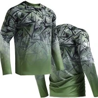 Mens Loose-Fit Sajd T-Shirt-Aħdar